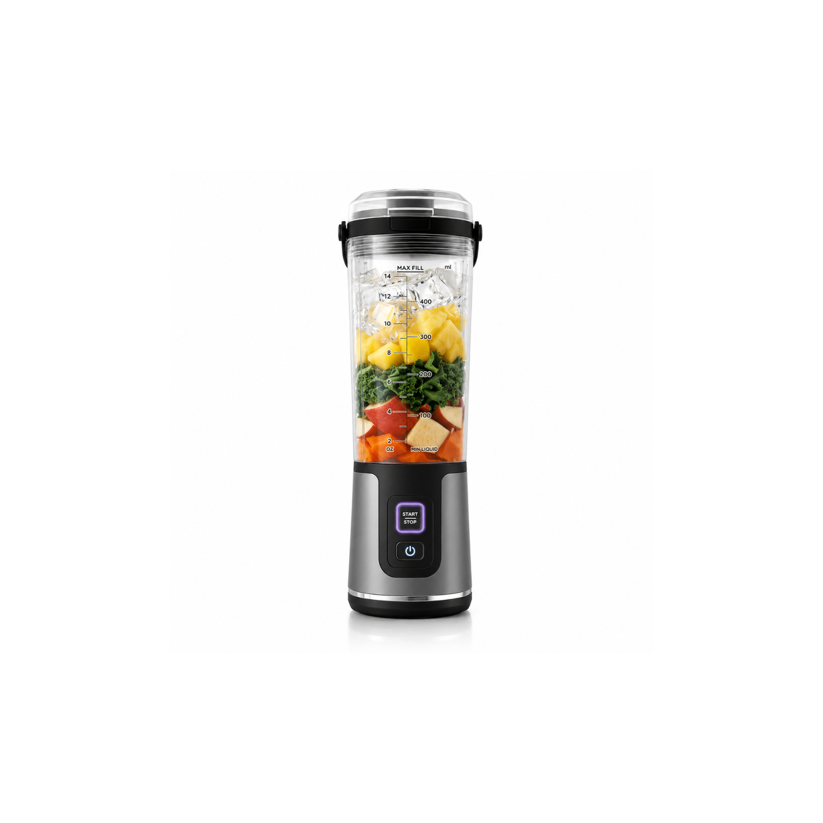 Portable Rechargeable Smoothie Blender Bottle
