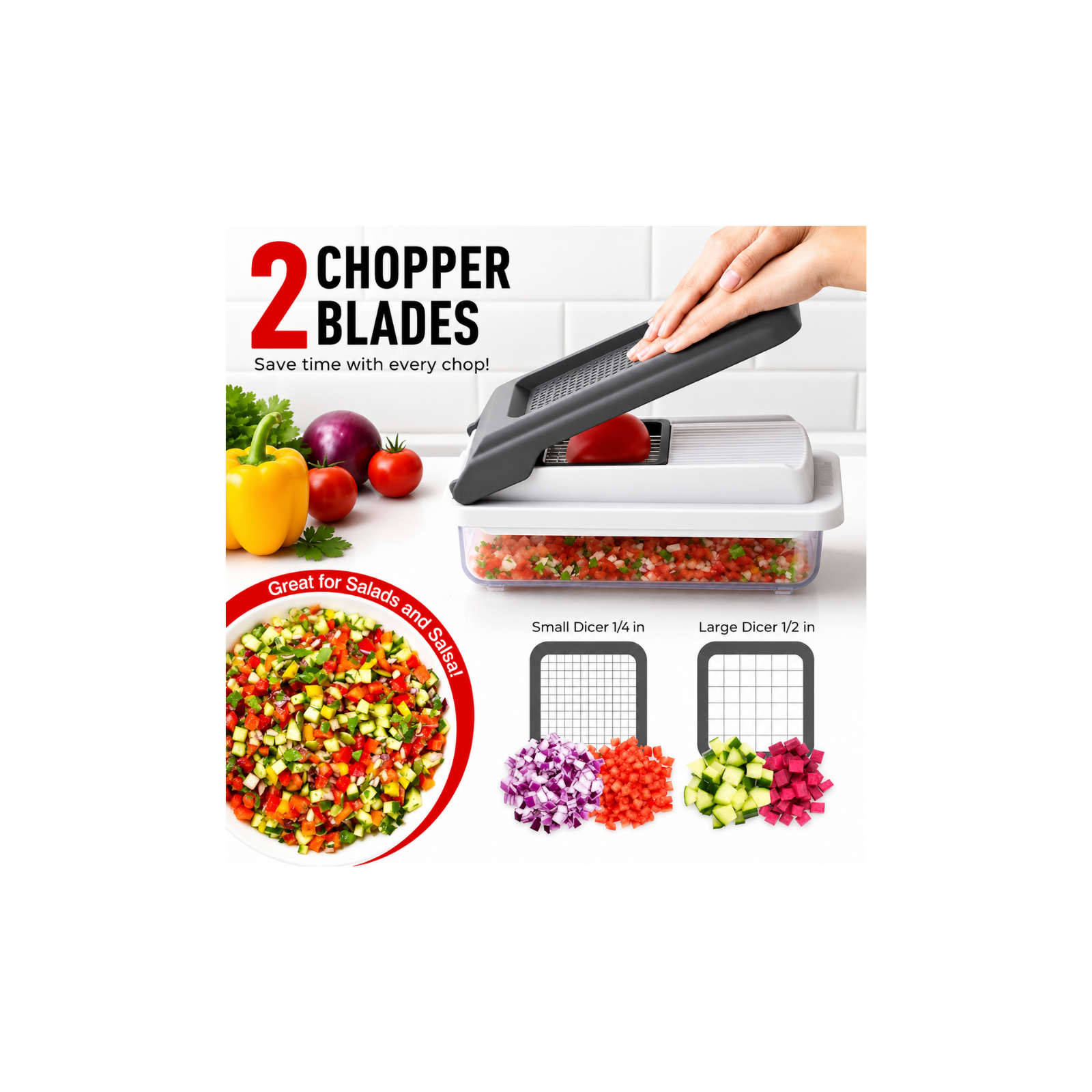 Multi Blade Vegetable Chopper